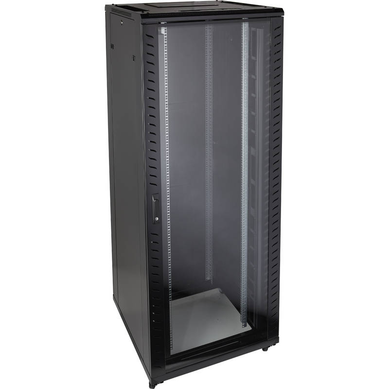 Environ CR800 29U Rack 800x1000mm Glass (F) Steel (R) B/Panels F/Mgmt Black