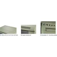 Excel Environ WR600 Flat Packed Wall Rack Network Cabinet 6U 600 mm Deep Grey