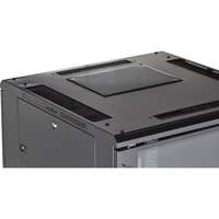 Environ CR800 42U Rack 800x1000mm Glass (F) Steel (R) B/Panels F/Mgmt Black