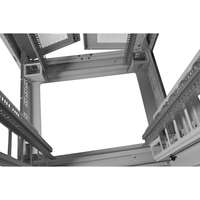 Environ CR800 42U Rack 800x800mm Glass (F) Steel (R) B/Panels F/Mgmt Grey White