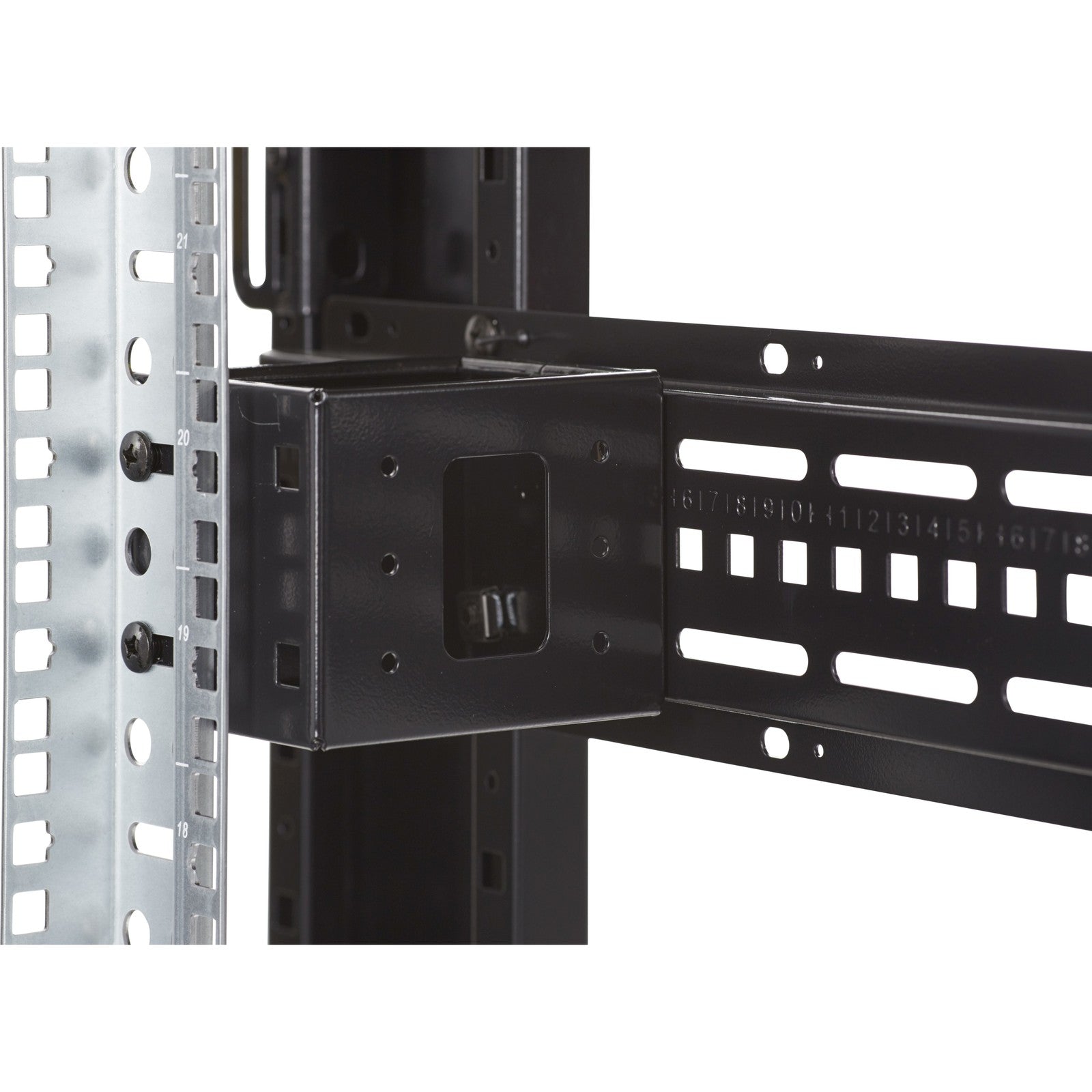 Environ CR800 42U Rack 800x800mm Glass (F) Steel (R) B/Panels F/Mgmt Black