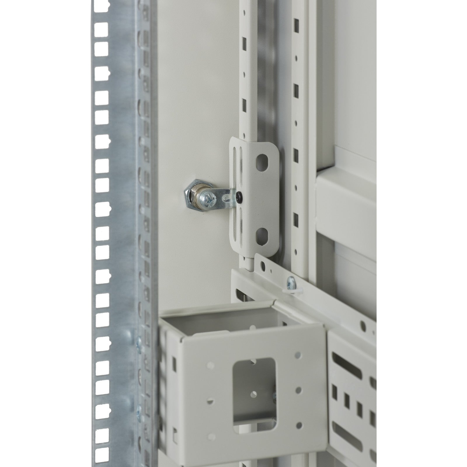 Environ CR800 29U Rack 800x800mm Glass (F) Steel (R) B/Panels F/Mgmt Grey White