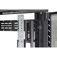 Environ CR800 47U Rack 800x1000mm Glass (F) Steel (R) B/Panels F/Mgmt Black