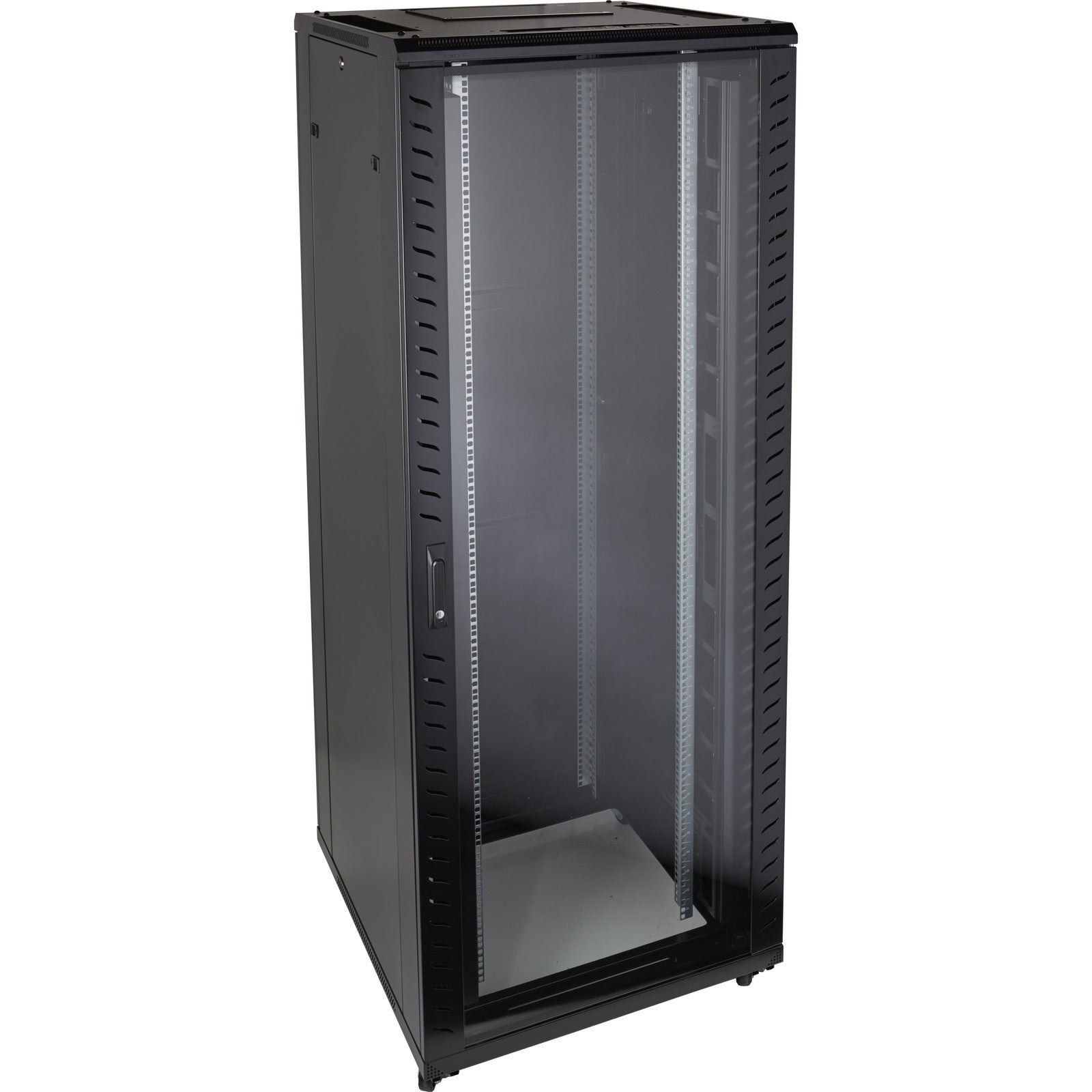 Environ CR800 29U Rack 800x800mm Glass (F) Steel (R) B/Panels F/Mgmt Black