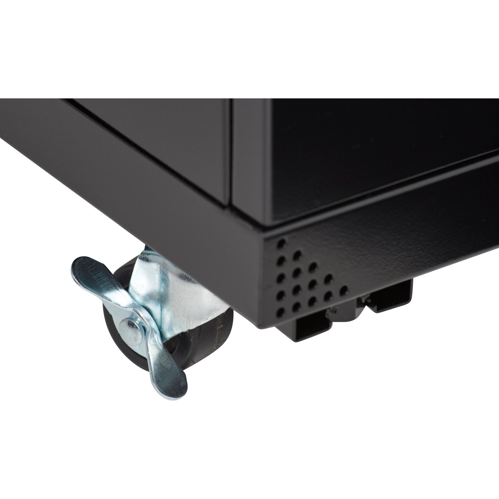 Environ CR600 42U Rack 600x800mm Glass (F) Steel (R) B/Panels No/Mgmt Black