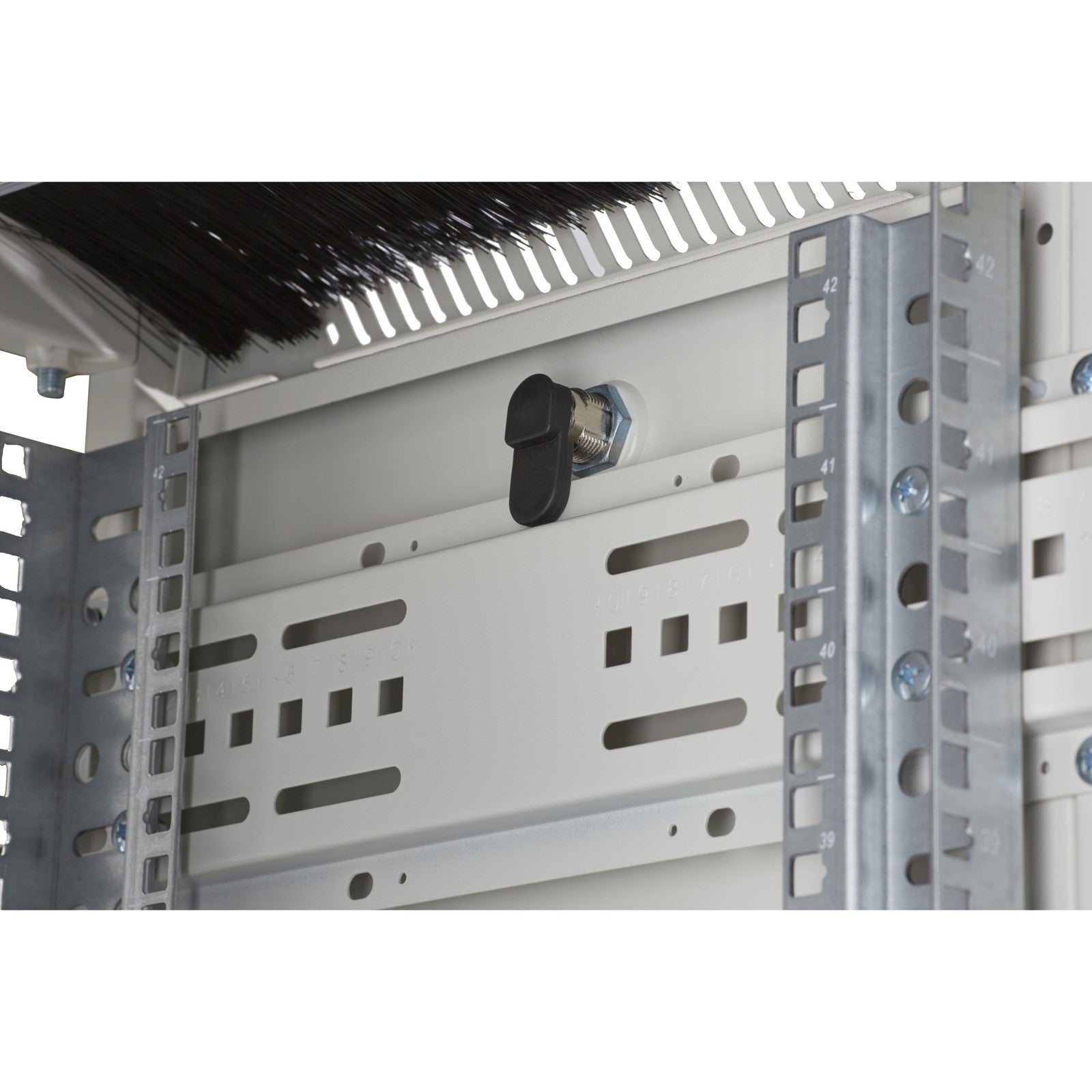 Environ CR600 42U Rack 600x800mm Glass (F) Steel (R) B/Panels No/Mgmt Grey White