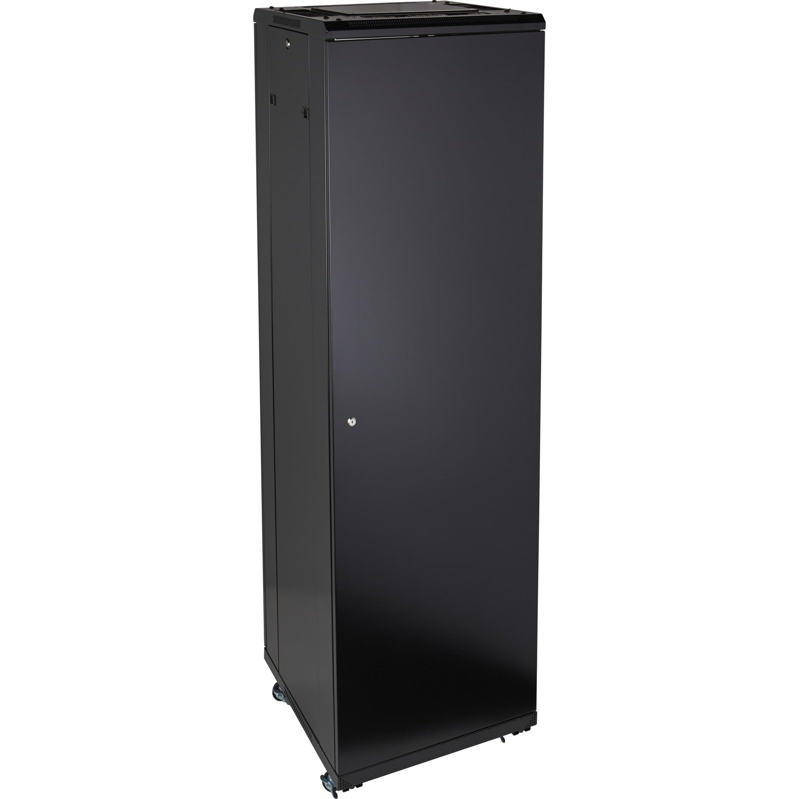 Environ CR600 47U Rack 600x800mm Glass (F) Steel (R) B/Panels No/Mgmt Black