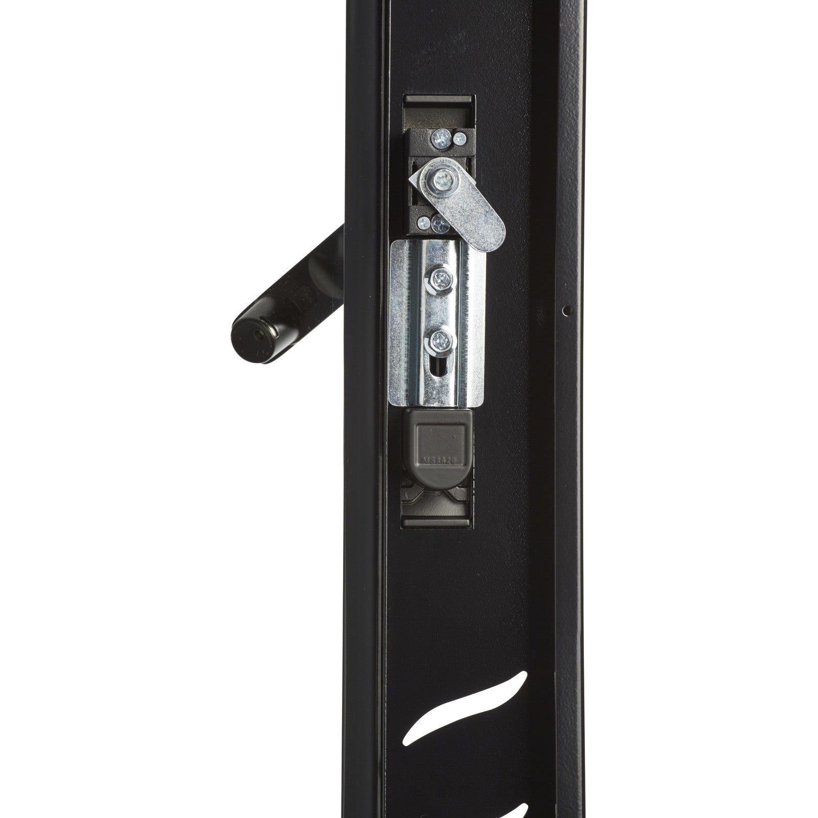 Environ CR600 47U Rack 600x800mm Glass (F) Steel (R) B/Panels No/Mgmt Black