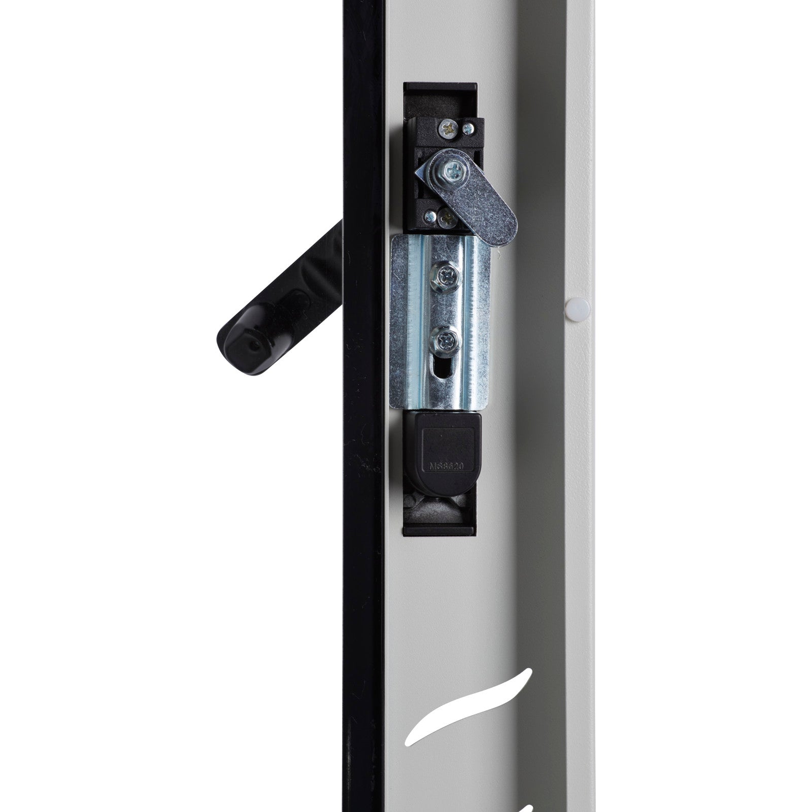 Environ CR600 47U Rack 600x800mm Glass (F) Steel (R) B/Panels No/Mgmt Grey White