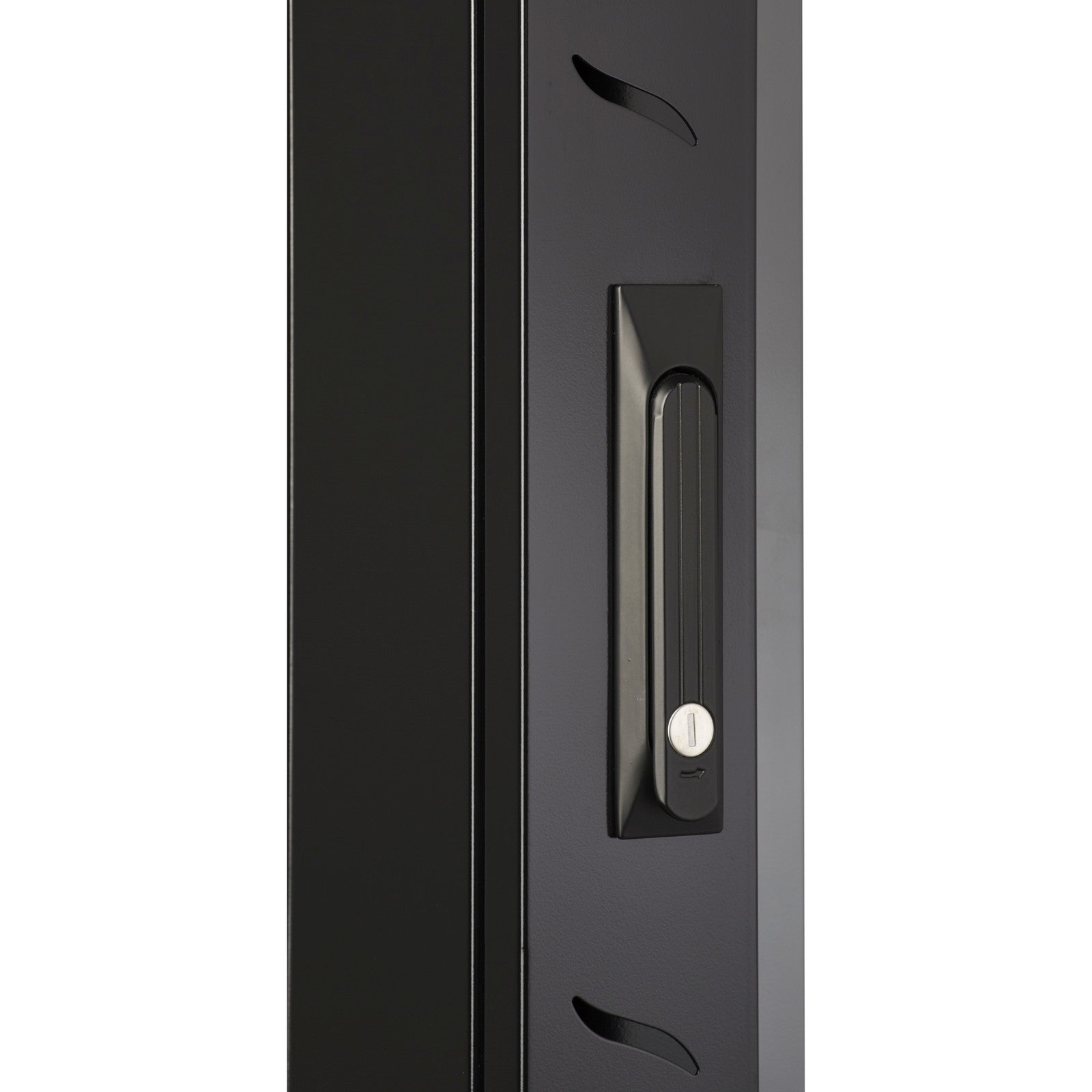 Environ CR600 47U Rack 600x1000mm Glass (F) Steel (R) B/Panels No/Mgmt Black