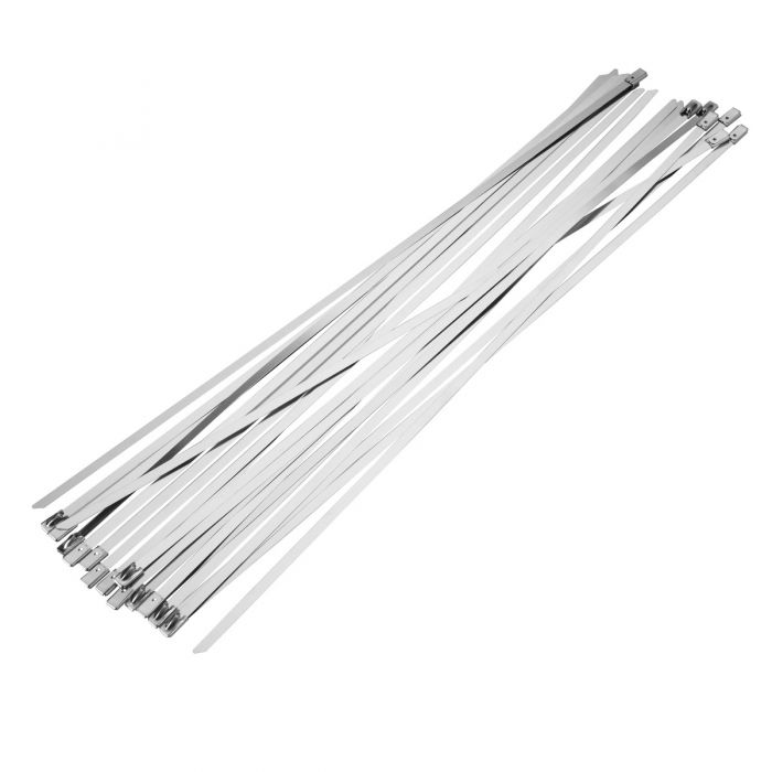 STAINLESS STEEL CABLE TIE 300MM X 4.6MM BAG OF 100