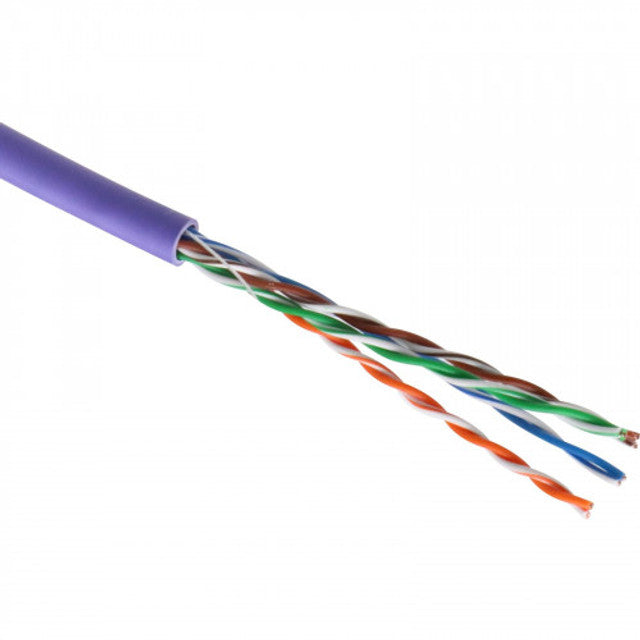 Excel Category 5E Cable U/UTP B2ca LS0H 305m Box - Violet