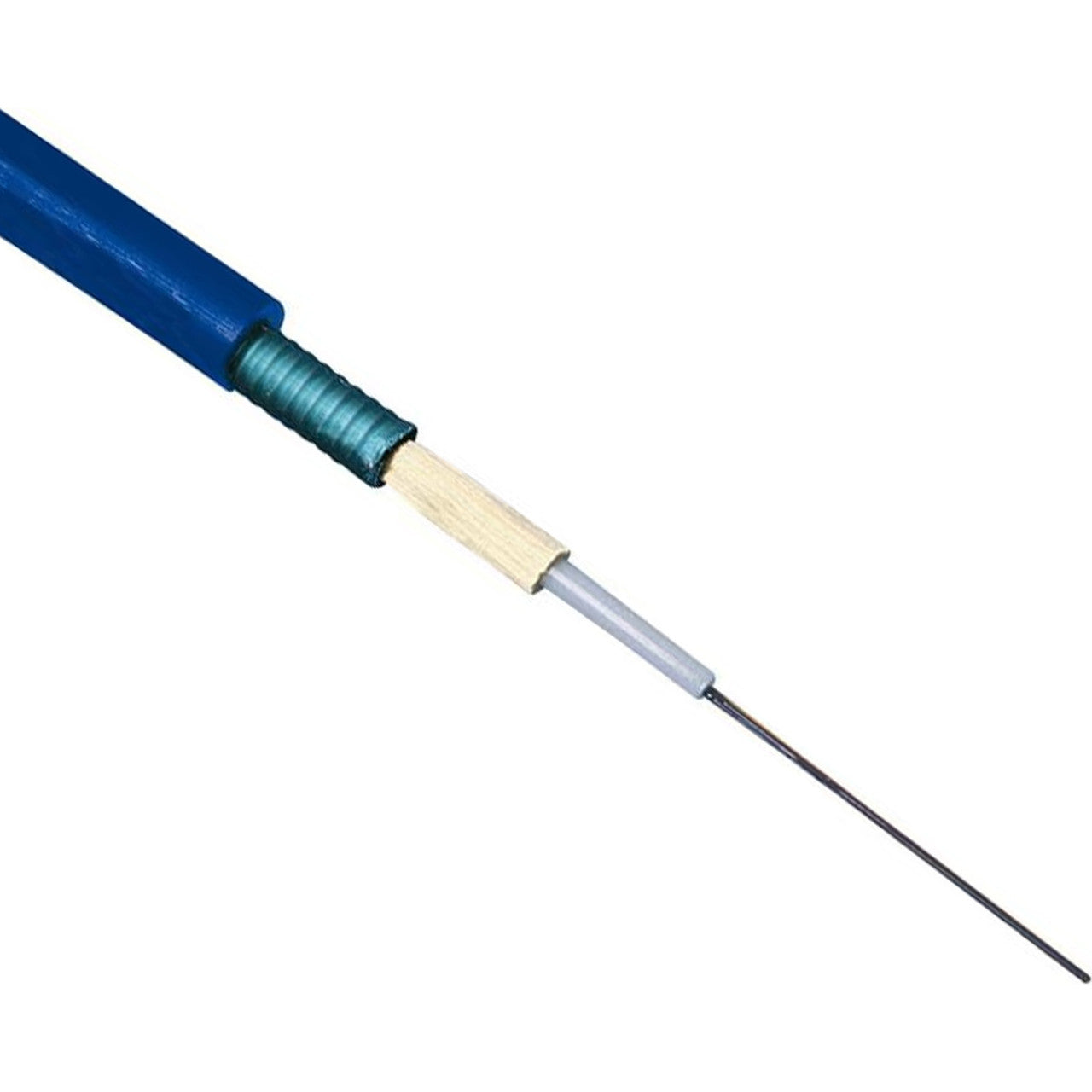 Enbeam OS2 Singlemode 9/125 24 Core Armoured CST Fibre Optic Cable Loose Tube B2ca - Blue