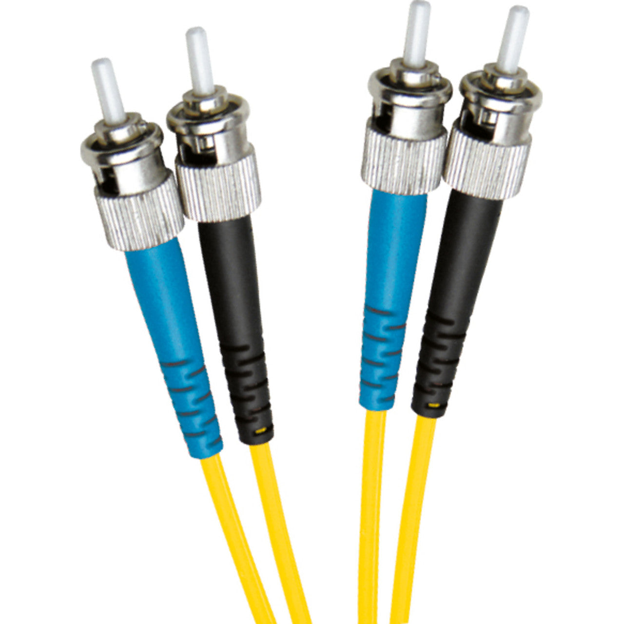 Enbeam OS2 Fibre Optic Patch Lead ST-ST Singlemode 9/125 Duplex LS0H Yellow