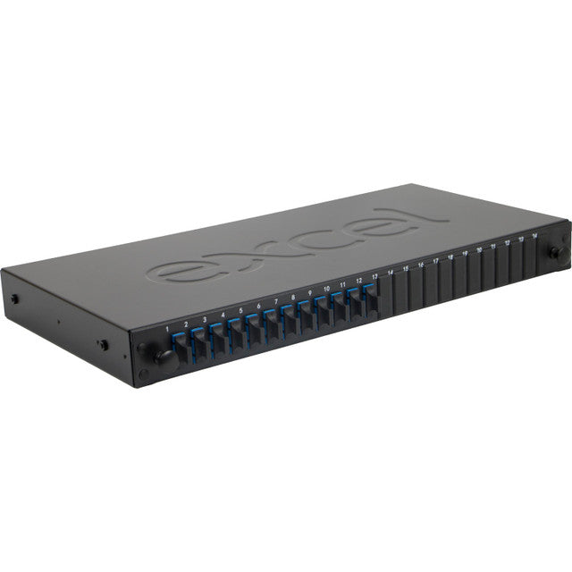 Enbeam 24 Way Singlemode Fibre Optic Panel - 12 SC Duplex (24 Fibre)