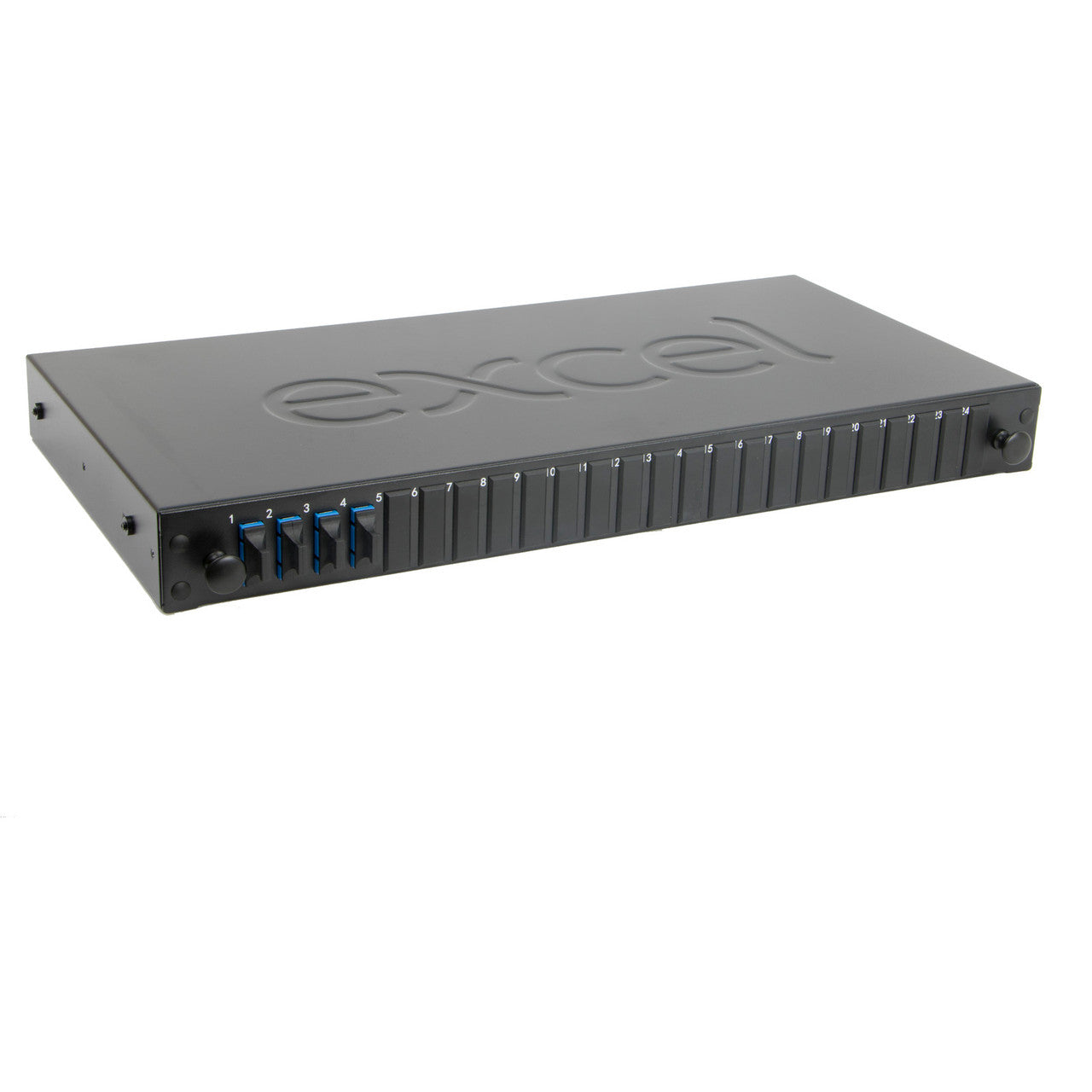 Enbeam 24 Way Singlemode Fibre Optic Panel - 4 SC Duplex (8 Fibre)