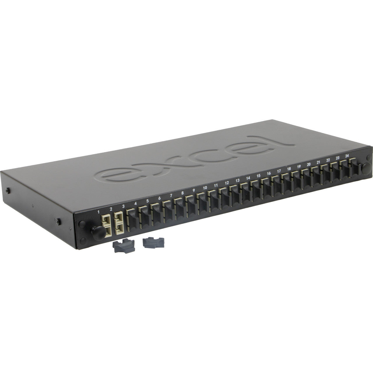 Enbeam 24 Way Multimode Fibre Optic Panel - 24 SC Duplex (48 Fibre)