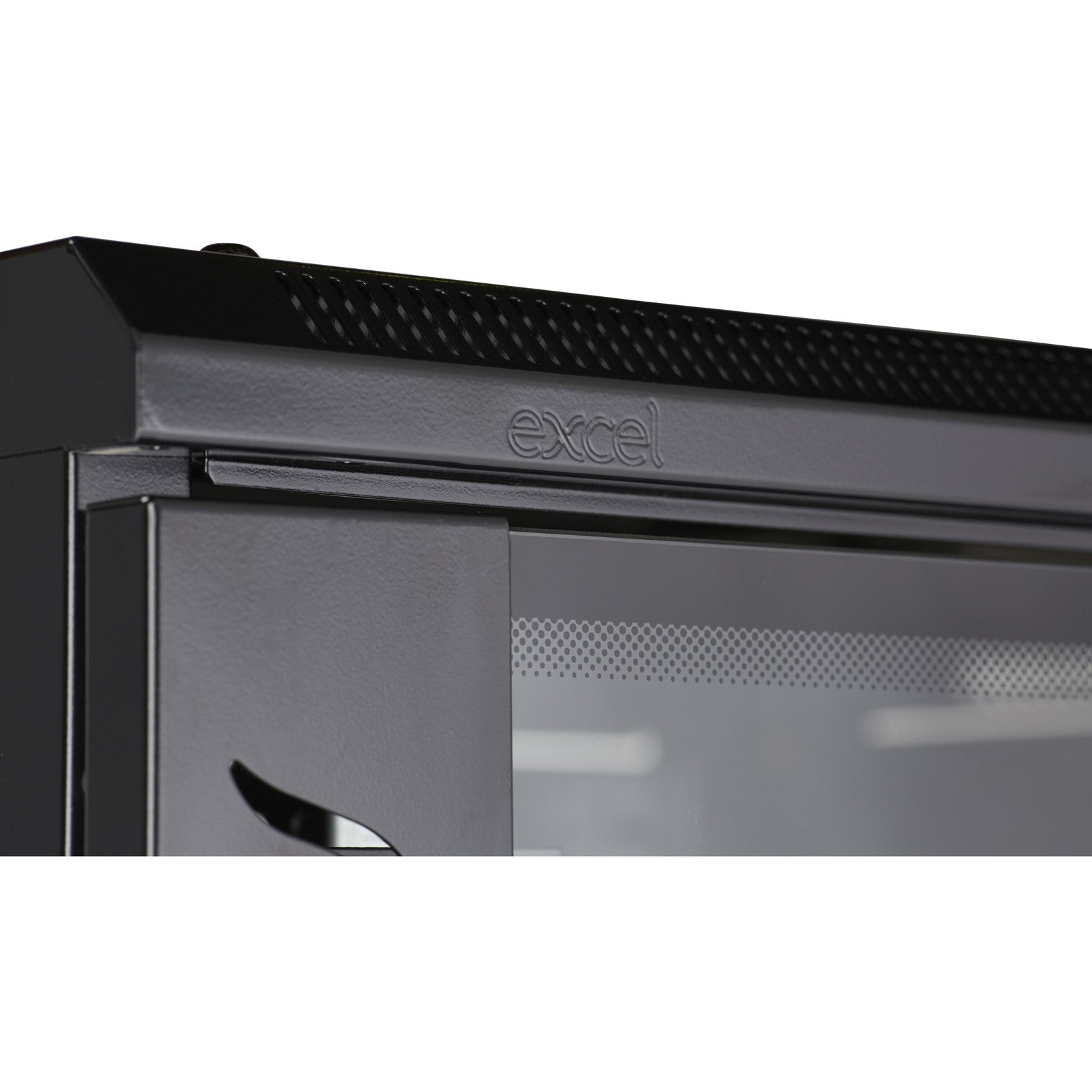 Environ CR600 29U Rack 600x800mm Glass (F) Steel (R) B/Panels No/Mgmt Black