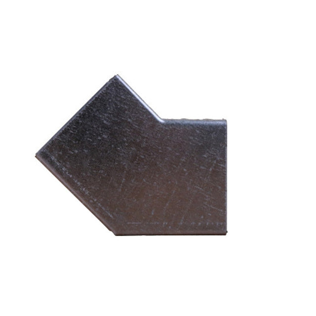 Trench SA2245T Metal Trunking 50mm X 50mm 45 Degree Flat Top Cover Bend With Screw Fixing Galvanised