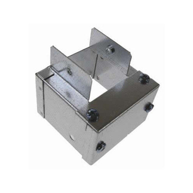 Trench SA44-33RE Metal Trunking 100mm X 100mm To 75mm X 75mm Reducer With Screw Fixing Galvanised