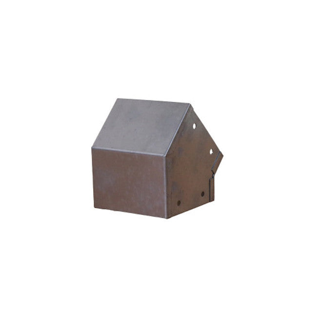 Trench SA4445I Metal Trunking 100mm X 100mm 45 Degree Internal Cover Bend With Screw Fixing Galvanised