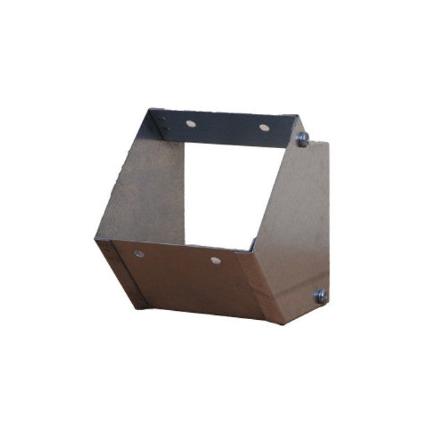 Trench SA4445T Metal Trunking 100mm X 100mm 45 Degree Flat Top Cover Bend With Screw Fixing Galvanised