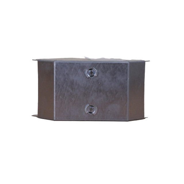 Trench SA4490E Metal Trunking 100mm X 100mm 90 Degree External Cover Bend With Screw Fixing Galvanised