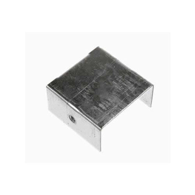 Trench SA44SE Metal Trunking 100mm X 100mm End Cap With Screw Fixing Galvanised
