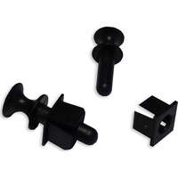 Excel 3U 19" Horizontal Snap-in Blank Panel Black