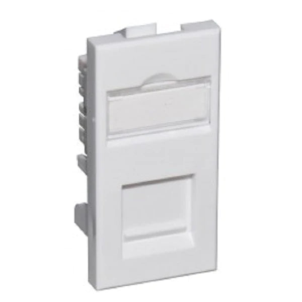 DRAKA UC CAT6 UTP MODULE EUROMOD 25X50 PUNCHDOWN 110/LSA - WHITE ECO-PACK - 24