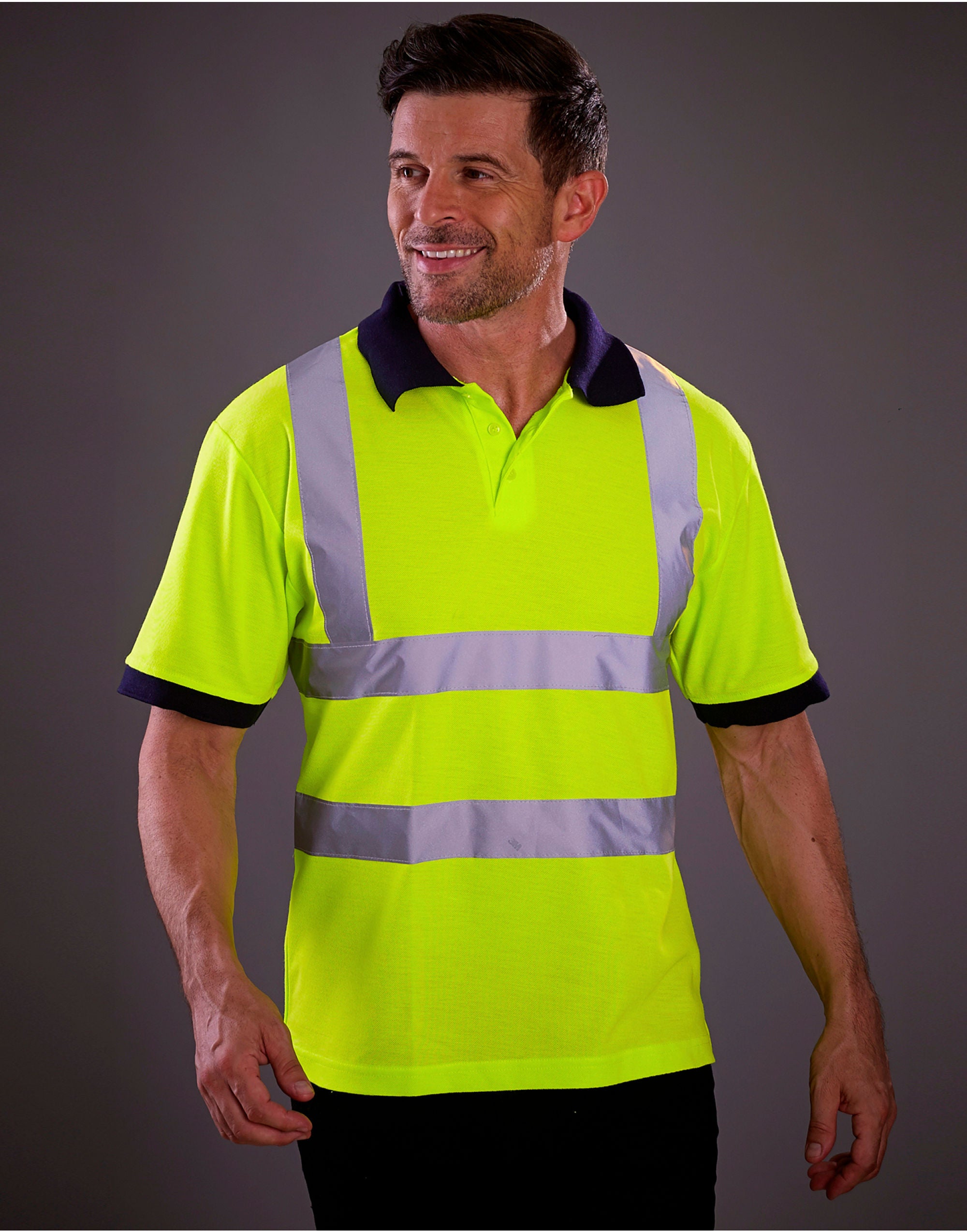 Yoko Hi-Vis Short Sleeve Polo Shirt