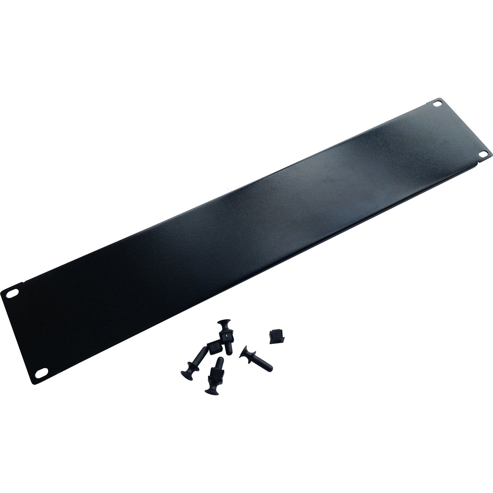 Excel 3U 19" Horizontal Snap-in Blank Panel Black