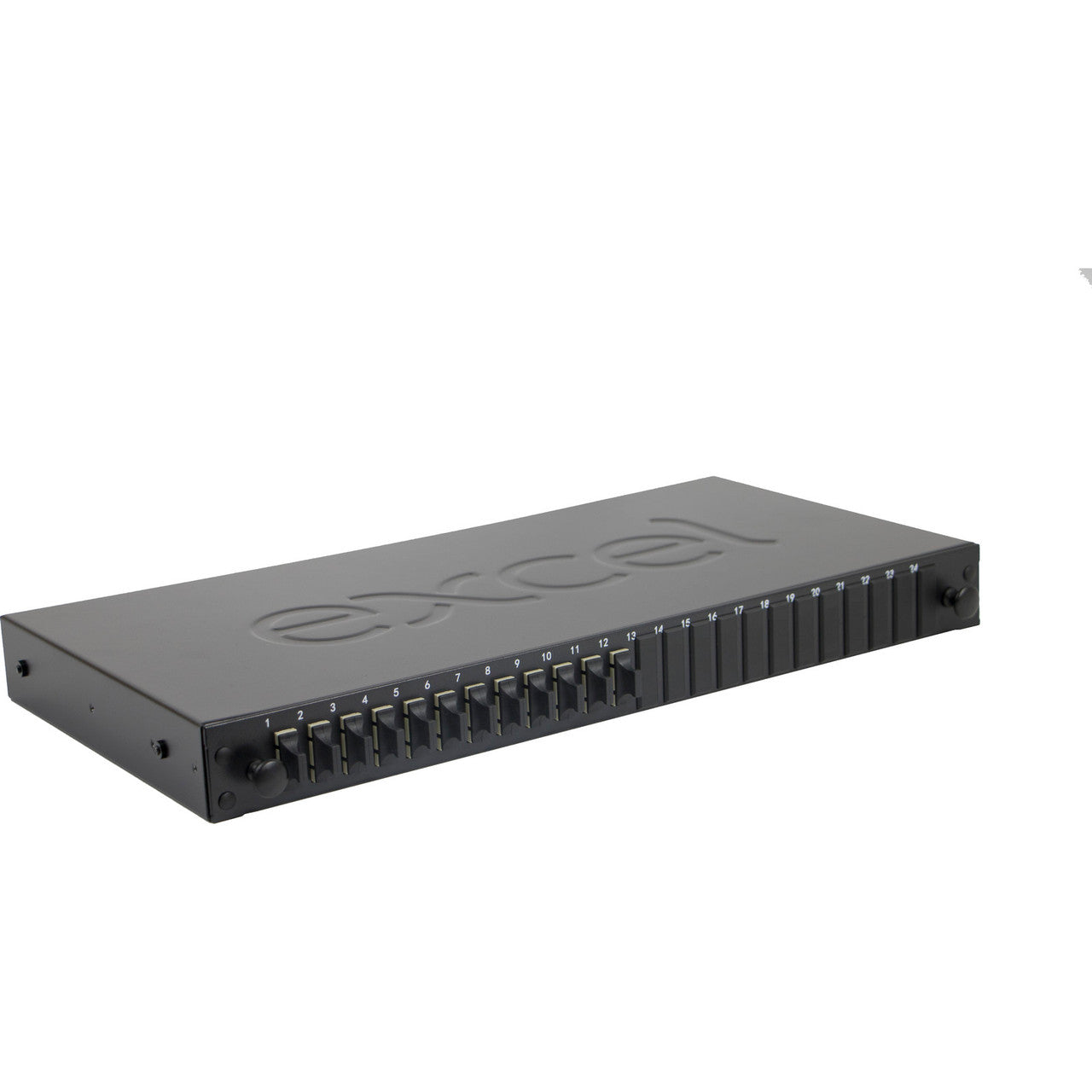 Enbeam 24 Way Multimode Fibre Optic Panel - 12 SC Duplex (24 Fibre)