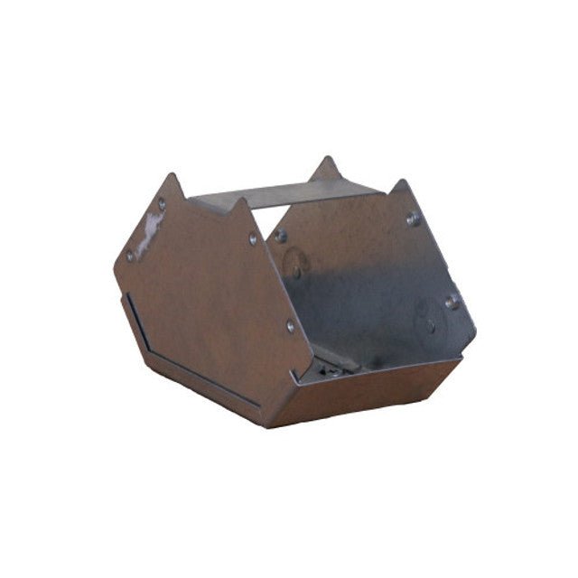 Trench SA4490E Metal Trunking 100mm X 100mm 90 Degree External Cover Bend With Screw Fixing Galvanised