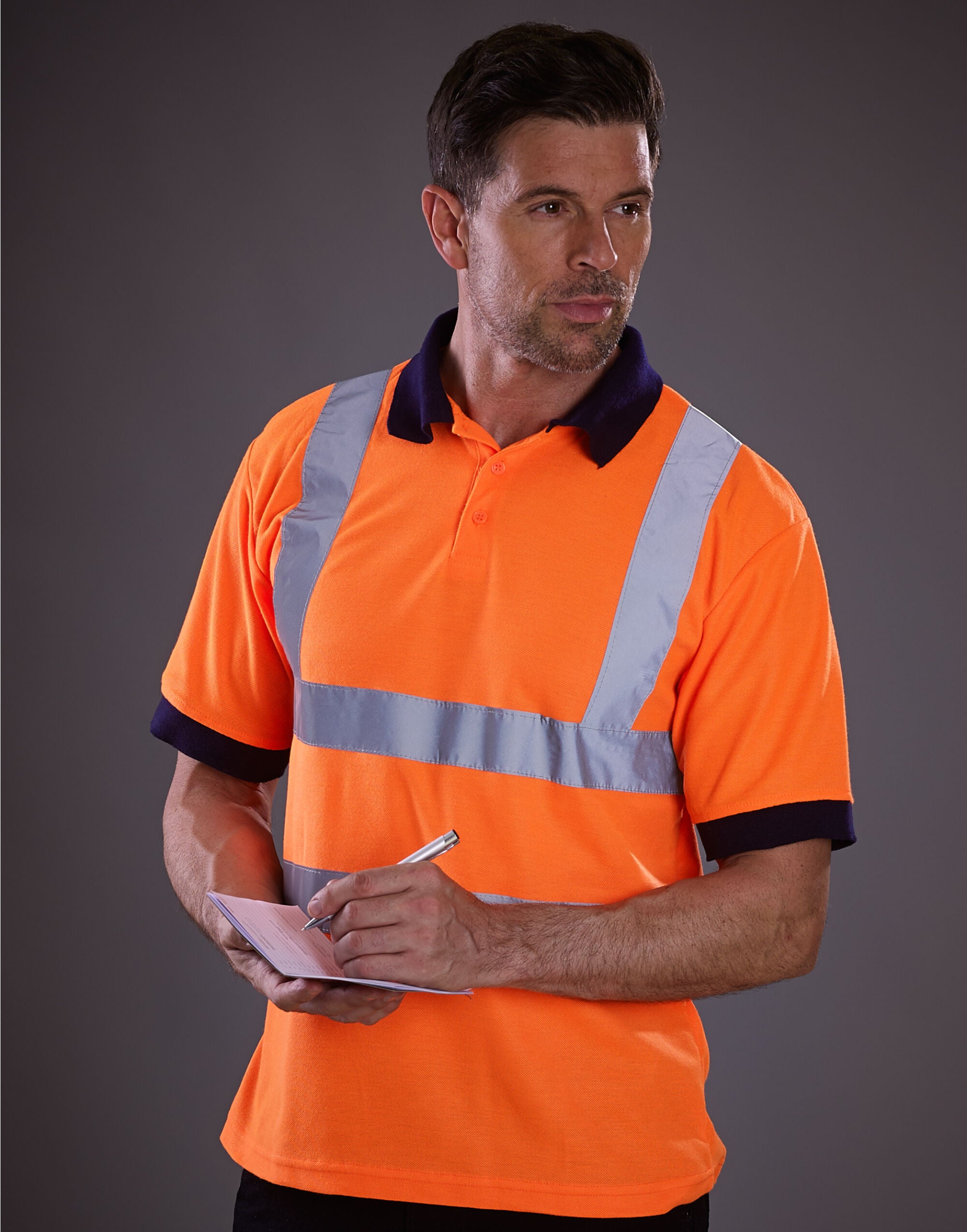 Yoko Hi-Vis Short Sleeve Polo Shirt